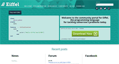 Desktop Screenshot of eiffel.org