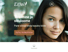 Tablet Screenshot of eiffel.ee